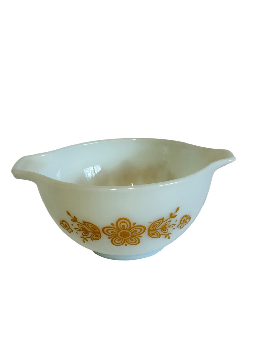 Vintage Pyrex Butterfly Gold #441 Cinderella Bowl 1.5 Pt Retro MCM